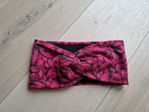 Liblikatega peapael puuvillafliisist voodriga