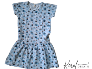 Puuvillasest trikotaazist kleit